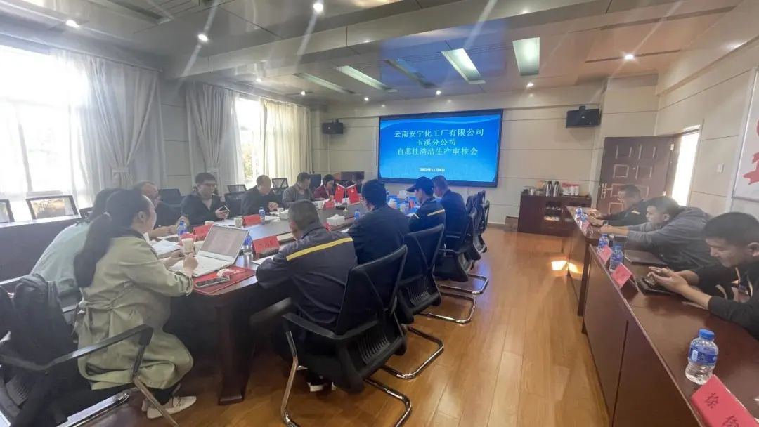 云南安寧化工廠有限公司玉溪分公司通過清潔生產審核